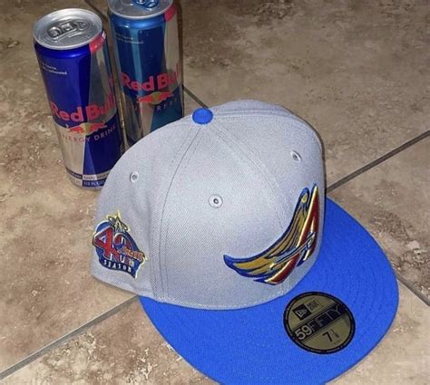 red bull energy fitted hats.